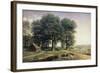Ein Eichenwald. 1863-Mikhail Klodt-Framed Giclee Print