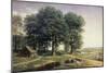Ein Eichenwald. 1863-Mikhail Klodt-Mounted Giclee Print