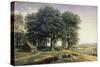 Ein Eichenwald. 1863-Mikhail Klodt-Stretched Canvas