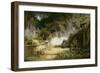 Ein Reh besucht einen handarbeitenden Klausner-Carl Spitzweg-Framed Giclee Print