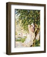 Ein Sonnenbad. 1931-Konstantin Somow-Framed Giclee Print