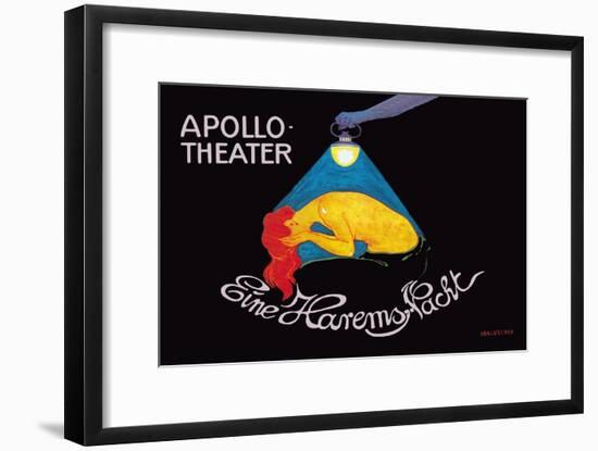 Eine Harems Nacht at the Apollo-Theater-Hans Baluschek-Framed Art Print