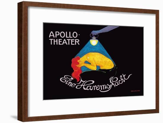 Eine Harems Nacht at the Apollo-Theater-Hans Baluschek-Framed Art Print