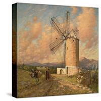 Eine spanische Mühle-Henry Herbert La Thangue-Stretched Canvas