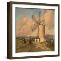 Eine spanische Mühle-Henry Herbert La Thangue-Framed Giclee Print