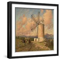 Eine spanische Mühle-Henry Herbert La Thangue-Framed Giclee Print