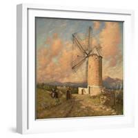 Eine spanische Mühle-Henry Herbert La Thangue-Framed Giclee Print