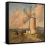 Eine spanische Mühle-Henry Herbert La Thangue-Framed Stretched Canvas