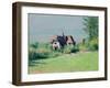 Eine Villa in Trouvile. Une villa a Trouville-Gustave Caillebotte-Framed Giclee Print