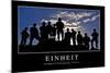 Einigkeit: Motivationsposter Mit Inspirierendem Zitat-null-Mounted Photographic Print