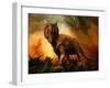 Einiosaurus Was a Ceratopsian Dinosaur from the Upper Cretaceous Period-null-Framed Art Print