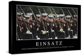 Einsatz: Motivationsposter Mit Inspirierendem Zitat-null-Stretched Canvas