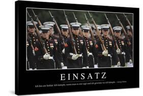 Einsatz: Motivationsposter Mit Inspirierendem Zitat-null-Stretched Canvas