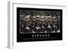 Einsatz: Motivationsposter Mit Inspirierendem Zitat-null-Framed Photographic Print