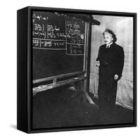 Einstein at Princeton University-Science Source-Framed Stretched Canvas