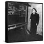 Einstein at Princeton University-Science Source-Framed Stretched Canvas