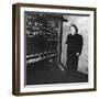 Einstein at Princeton University-Science Source-Framed Premium Giclee Print