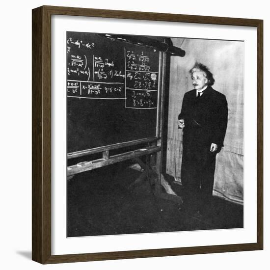 Einstein at Princeton University-Science Source-Framed Giclee Print