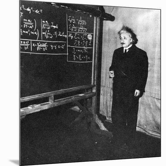 Einstein at Princeton University-Science Source-Mounted Giclee Print