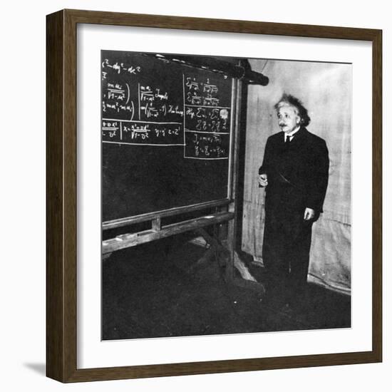 Einstein at Princeton University-Science Source-Framed Giclee Print