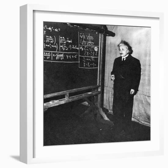 Einstein at Princeton University-Science Source-Framed Giclee Print