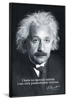 Einstein Curiosity-null-Framed Poster