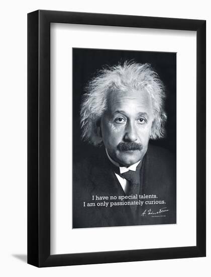 Einstein Curiosity-null-Framed Premium Giclee Print