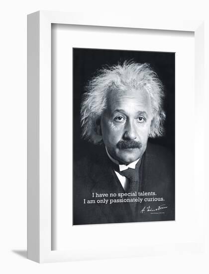 Einstein Curiosity-null-Framed Premium Giclee Print