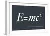 Einstein E equals mc2-Michael Tompsett-Framed Art Print