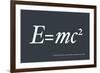 Einstein E equals mc2-Michael Tompsett-Framed Art Print