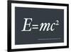 Einstein E equals mc2-Michael Tompsett-Framed Art Print