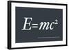 Einstein E equals mc2-Michael Tompsett-Framed Art Print