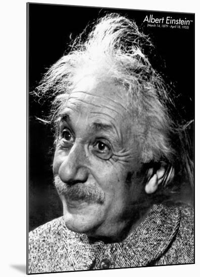 Einstein - Imagination-null-Mounted Poster