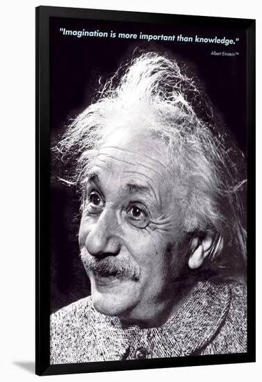 Einstein - Imagination-null-Framed Premium Giclee Print