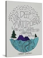 Einstein Nature-Leah Flores-Stretched Canvas