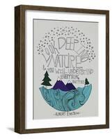 Einstein Nature-Leah Flores-Framed Premium Giclee Print