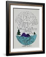 Einstein Nature-Leah Flores-Framed Giclee Print