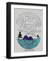 Einstein Nature-Leah Flores-Framed Giclee Print