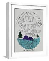 Einstein Nature-Leah Flores-Framed Giclee Print