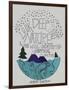 Einstein Nature-Leah Flores-Framed Giclee Print