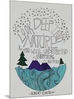 Einstein Nature-Leah Flores-Mounted Giclee Print