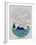 Einstein Nature-Leah Flores-Framed Giclee Print