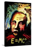 Einstein Signed-Rock Demarco-Stretched Canvas