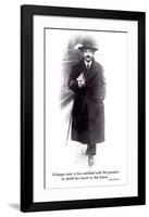 Einstein - The Future-null-Framed Premium Giclee Print