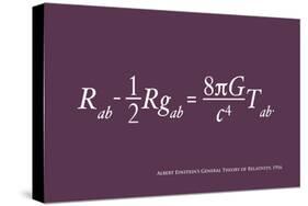 Einstein Theory of Relativity-Michael Tompsett-Stretched Canvas