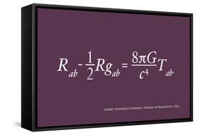 Einstein Theory of Relativity-Michael Tompsett-Framed Stretched Canvas