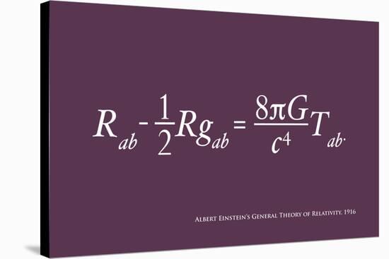 Einstein Theory of Relativity-Michael Tompsett-Stretched Canvas