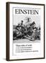 Einstein; Three Rules of Work-Wilbur Pierce-Framed Art Print