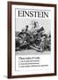 Einstein; Three Rules of Work-Wilbur Pierce-Framed Art Print