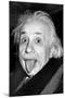 Einstein - Tongue-null-Mounted Poster